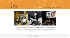 Desktop Screenshot of bertjanschfoundation.org
